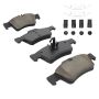 MPA 1003-0986C Quality-Built Black Series Ceramic Brake Pads w/ Hardware