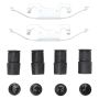 MPA 1003-0986C Quality-Built Black Series Ceramic Brake Pads w/ Hardware