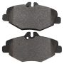 MPA 1003-0987C Quality-Built Black Series Ceramic Brake Pads w/ Hardware