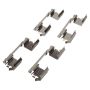 MPA 1003-0987C Quality-Built Black Series Ceramic Brake Pads w/ Hardware