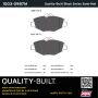 MPA 1003-0987M Quality-Built Black Series Semi-Metallic Brake Pads w/ Hardware