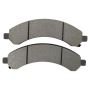 MPA 1003-0989C Quality-Built Black Series Ceramic Brake Pads w/ Hardware
