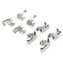 MPA 1003-0989C Quality-Built Black Series Ceramic Brake Pads w/ Hardware