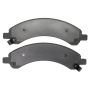 MPA 1003-0989M Quality-Built Black Series Semi-Metallic Brake Pads w/ Hardware