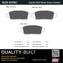 MPA 1003-0995C Quality-Built Black Series Ceramic Brake Pads w/ Hardware