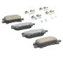 MPA 1003-0996C Quality-Built Black Series Ceramic Brake Pads w/ Hardware