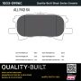 MPA 1003-0996C Quality-Built Black Series Ceramic Brake Pads w/ Hardware