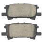MPA 1003-0996C Quality-Built Black Series Ceramic Brake Pads w/ Hardware