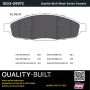 MPA 1003-0997C Quality-Built Black Series Ceramic Brake Pads w/ Hardware