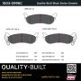 MPA 1003-0998C Quality-Built Black Series Ceramic Brake Pads w/ Hardware