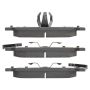 MPA 1003-0998C Quality-Built Black Series Ceramic Brake Pads w/ Hardware