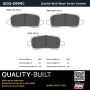 MPA 1003-0999C Quality-Built Black Series Ceramic Brake Pads w/ Hardware