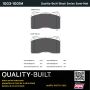 MPA 1003-1001M Quality-Built Black Series Semi-Metallic Brake Pads
