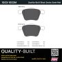 MPA 1003-1003M Quality-Built Black Series Semi-Metallic Brake Pads w/ Hardware