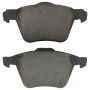 MPA 1003-1003M Quality-Built Black Series Semi-Metallic Brake Pads w/ Hardware