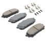 MPA 1003-1004C Quality-Built Black Series Ceramic Brake Pads w/ Hardware