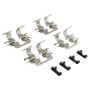 MPA 1003-1004C Quality-Built Black Series Ceramic Brake Pads w/ Hardware