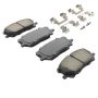 MPA 1003-1005C Quality-Built Black Series Ceramic Brake Pads w/ Hardware