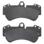 MPA 1003-1007M Quality-Built Black Series Semi-Metallic Brake Pads w/ Hardware