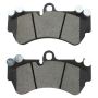 MPA 1003-1007M Quality-Built Black Series Semi-Metallic Brake Pads w/ Hardware