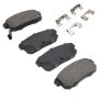 MPA 1003-1008C Quality-Built Black Series Ceramic Brake Pads w/ Hardware