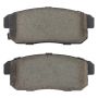MPA 1003-1008C Quality-Built Black Series Ceramic Brake Pads w/ Hardware