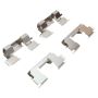 MPA 1003-1008C Quality-Built Black Series Ceramic Brake Pads w/ Hardware
