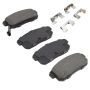 MPA 1003-1008M Quality-Built Black Series Semi-Metallic Brake Pads w/ Hardware