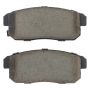 MPA 1003-1008M Quality-Built Black Series Semi-Metallic Brake Pads w/ Hardware