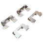 MPA 1003-1008M Quality-Built Black Series Semi-Metallic Brake Pads w/ Hardware