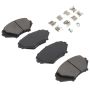 MPA 1003-1009C Quality-Built Black Series Ceramic Brake Pads w/ Hardware