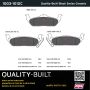 MPA 1003-1012C Quality-Built Black Series Ceramic Brake Pads w/ Hardware