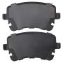MPA 1003-1018C Quality-Built Black Series Ceramic Brake Pads w/ Hardware