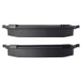 MPA 1003-1018C Quality-Built Black Series Ceramic Brake Pads w/ Hardware