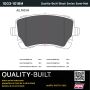 MPA 1003-1018M Quality-Built Black Series Semi-Metallic Brake Pads w/ Hardware