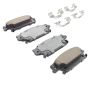 MPA 1003-1020C Quality-Built Black Series Ceramic Brake Pads w/ Hardware