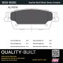 MPA 1003-1020C Quality-Built Black Series Ceramic Brake Pads w/ Hardware