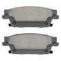 MPA 1003-1020C Quality-Built Black Series Ceramic Brake Pads w/ Hardware
