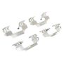 MPA 1003-1020C Quality-Built Black Series Ceramic Brake Pads w/ Hardware
