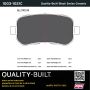 MPA 1003-1021C Quality-Built Black Series Ceramic Brake Pads w/ Hardware