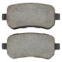 MPA 1003-1021C Quality-Built Black Series Ceramic Brake Pads w/ Hardware