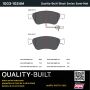 MPA 1003-1024M Quality-Built Black Series Semi-Metallic Brake Pads w/ Hardware