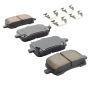 MPA 1003-1028C Quality-Built Black Series Ceramic Brake Pads w/ Hardware