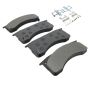 MPA 1003-1032M Quality-Built Black Series Semi-Metallic Brake Pads w/ Hardware