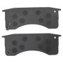 MPA 1003-1032M Quality-Built Black Series Semi-Metallic Brake Pads w/ Hardware