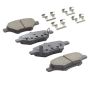 MPA 1003-1033C Quality-Built Black Series Ceramic Brake Pads w/ Hardware