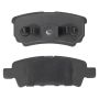 MPA 1003-1037C Quality-Built Black Series Ceramic Brake Pads w/ Hardware