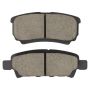 MPA 1003-1037C Quality-Built Black Series Ceramic Brake Pads w/ Hardware