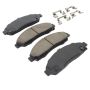 MPA 1003-1039C Quality-Built Black Series Ceramic Brake Pads w/ Hardware