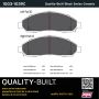 MPA 1003-1039C Quality-Built Black Series Ceramic Brake Pads w/ Hardware